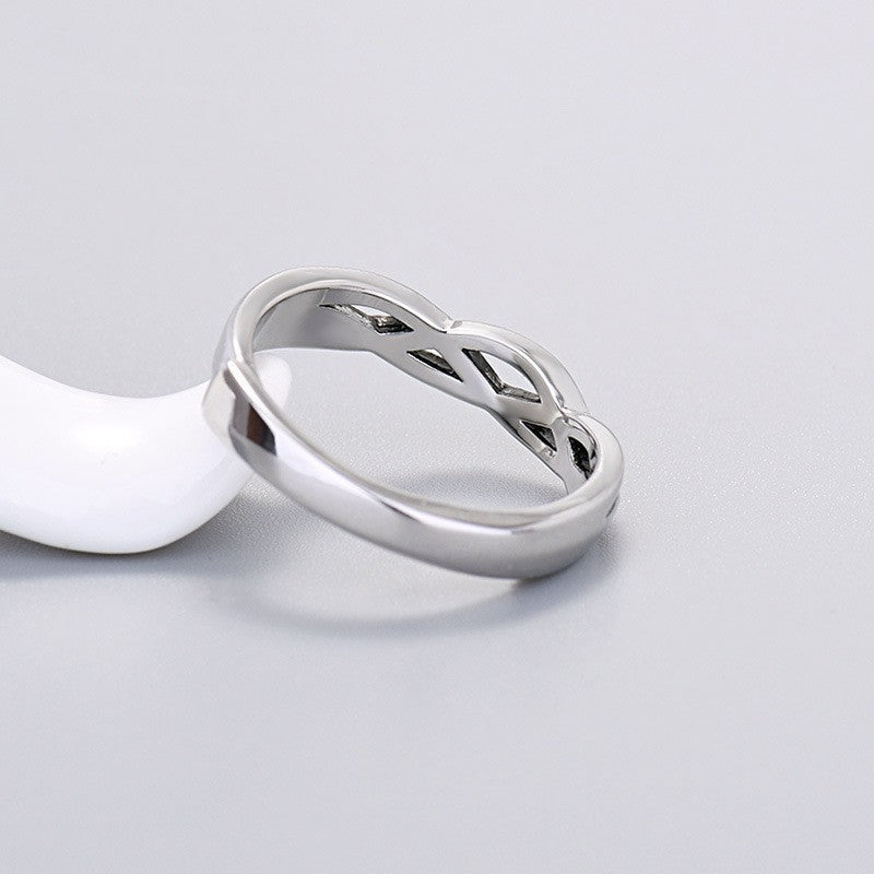 Damen Infinity-Ring aus hochwertigem Edelstahl Shop Nory
