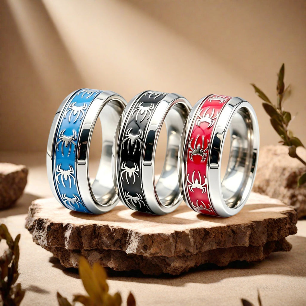 Damen Ring mit kunstvollem Pfotenmotiv und buntem Design Shop Nory