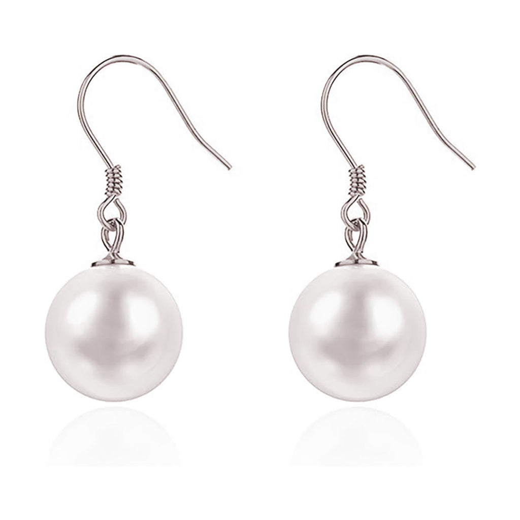 Damen Ohrhänger mit eleganten Perlen und feinem Silber-Design Shop Nory