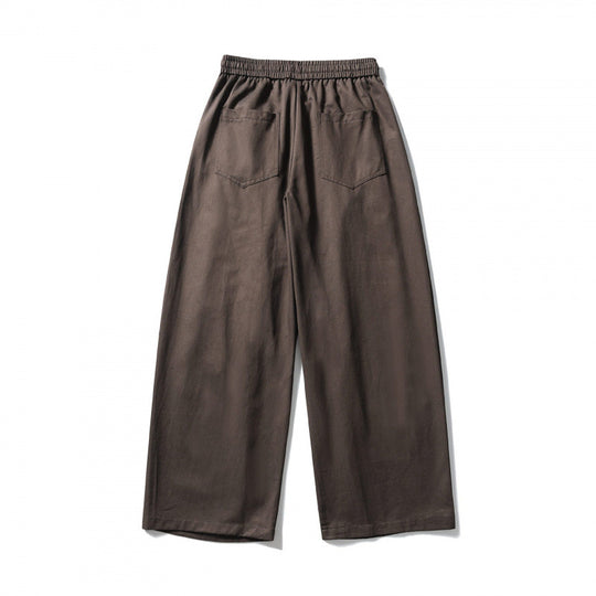 [Unisex] Weite Leinenmix-Hose mit elastischem Bund und Tunnelzug Shop Nory