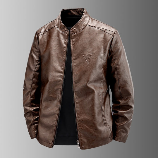 Herren Hochwertige Kunstlederjacke Shop Nory
