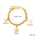 Damen Armband mit maritimen Anhängern aus hochwertigem Edelstahl Shop Nory