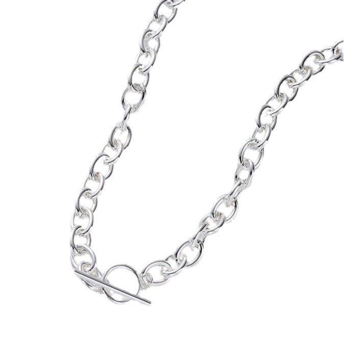 Damen Halskette mit robustem Gliederdesign und luxuriösem Toggle-Verschluss Shop Nory