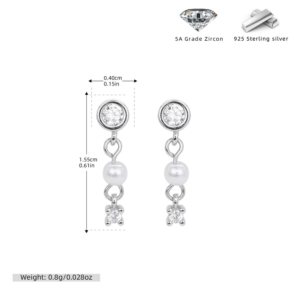 Damen Ohrhänger mit bezauberndem Bären-Anhänger und hochwertigem Zirkonbesatz Shop Nory