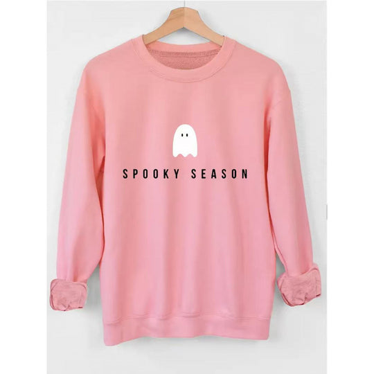 Unisex lässiges Halloween Sweatshirt mit Gespenst-Print und Oversize-Schnitt Shop Nory