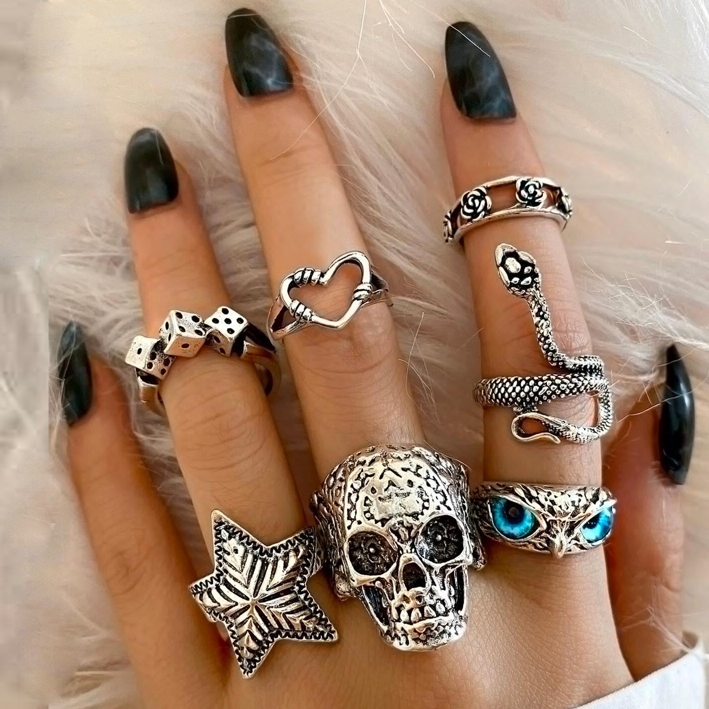 Damen Ring-Set mit kreativen und einzigartigen Designs Shop Nory