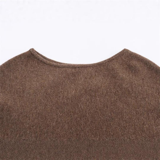 Damen eleganter PONCHO aus hochwertigem Material mit asymmetrischem Schnitt