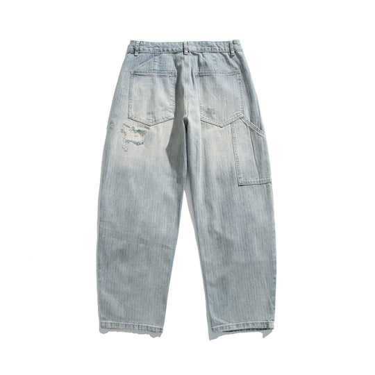 Herren Lässige Straight‑Leg Jeans mit Destroyed‑Details und mittelhoher Leibhöhe Shop Nory