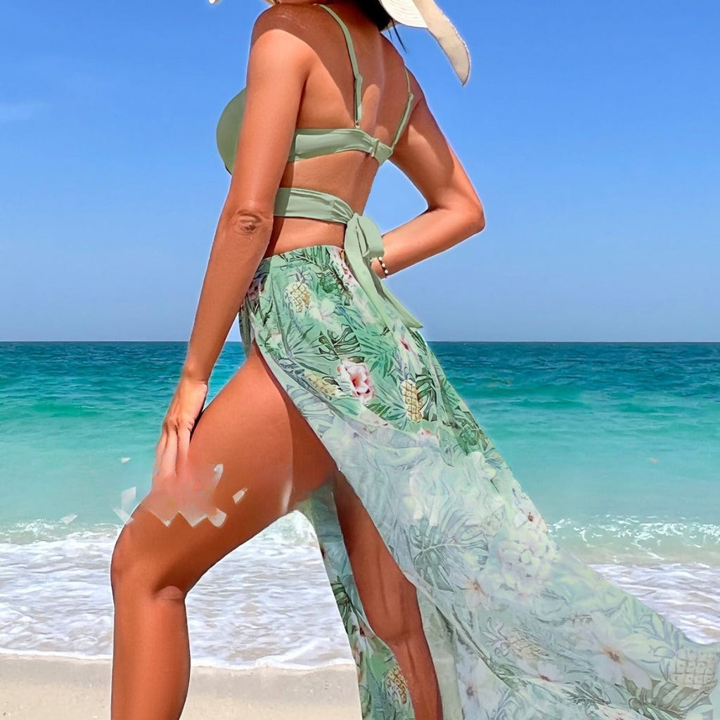 Damen Bikiniset mit schickem Wickelrock Shopnory