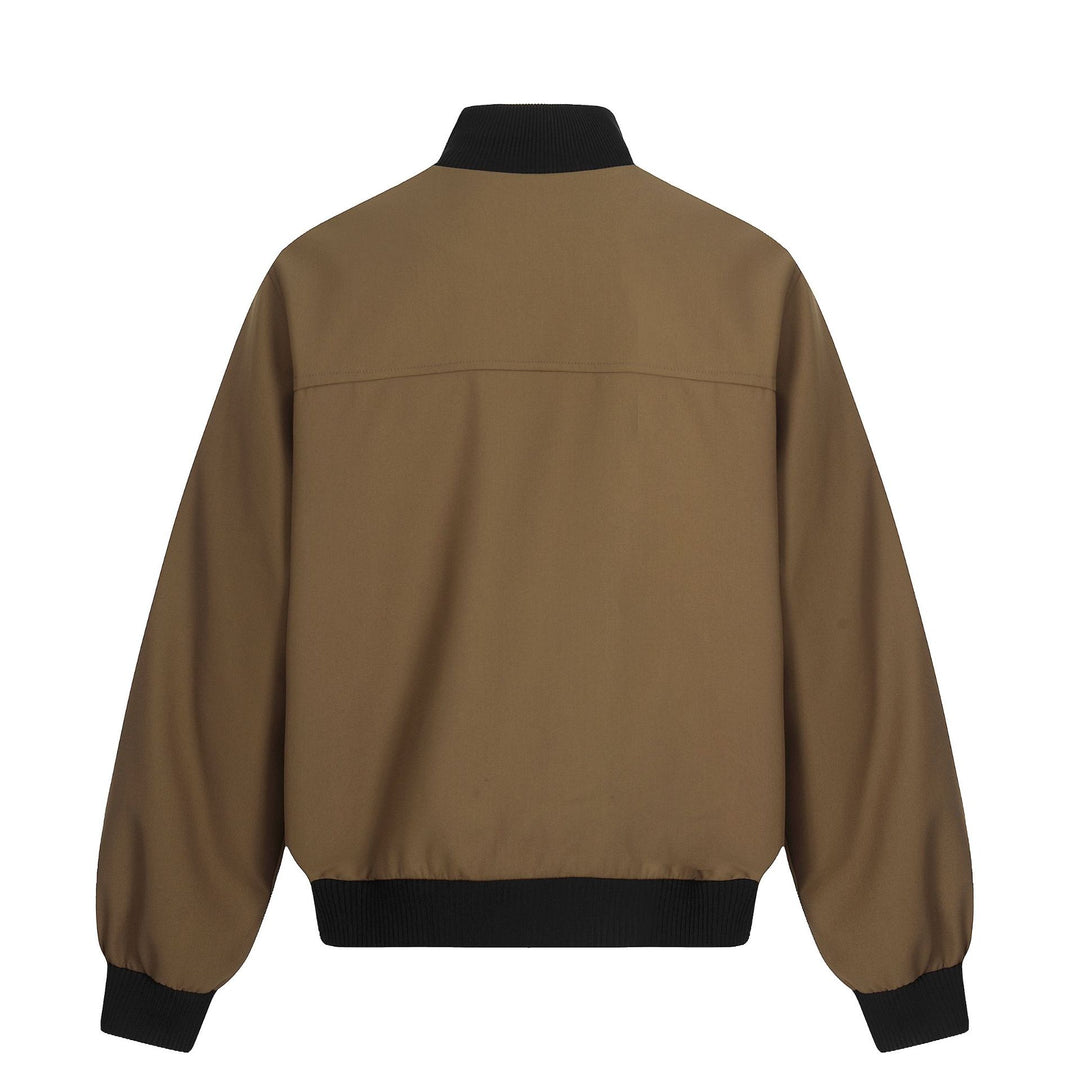 Unisex Kurze Boxy‑Bomberjacke mit verdeckter Reißverschluss‑Front und hohem Rippkragen Shop Nory