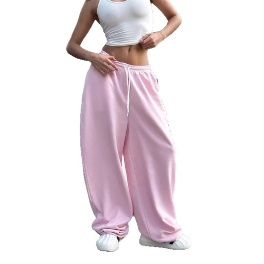 Damen nan oversized Sweathose mit breitem Bund und Kordelzug Shop Nory