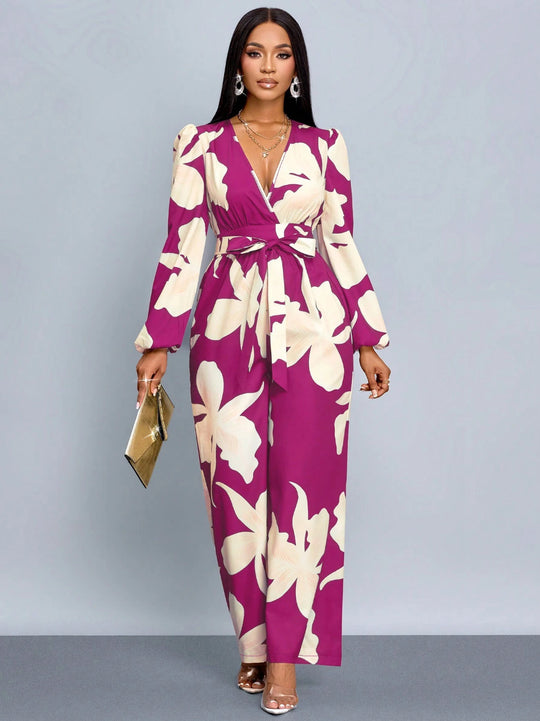 Damen Elegantes Maxikleid mit tiefem V-Ausschnitt und Novoline Shop Nory