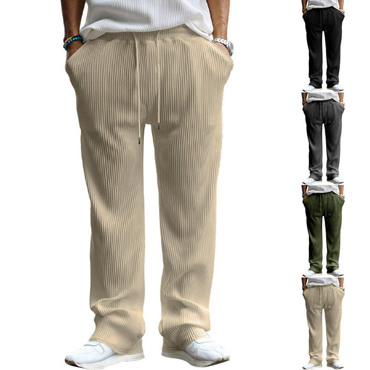 Herren Gerippte weite Freizeithose mit Kordelzug Shop Nory