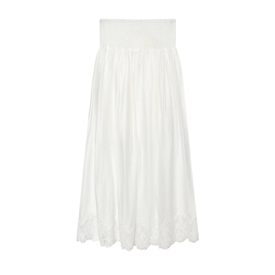 Damen Romantische Bluse mit Smokkragen, Glockenärmeln und Spitzenbesatz Shop Nory