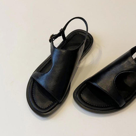 Damen Lederelastische Sandalen