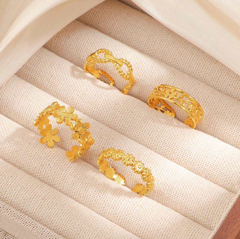 Damen Ring mit geschwungenem Design Shop Nory