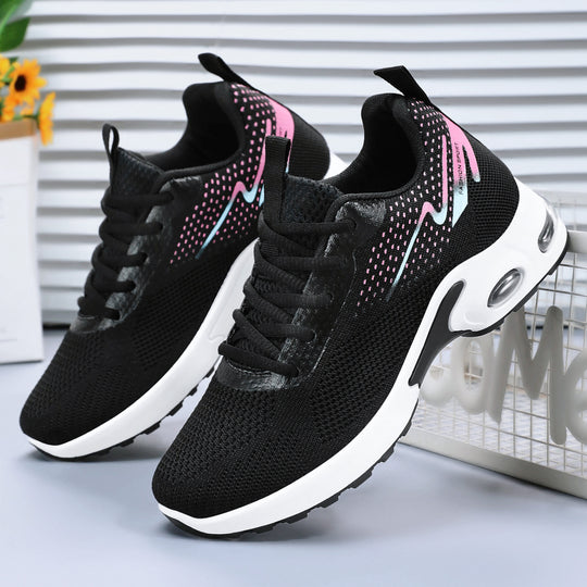 Damen nan sportlicher Mesh-Laufsneaker mit sichtbarer Air-Dämpfung, atmungsaktivem Strickoberteil und ergonomischer Komfortsohle Shop Nory