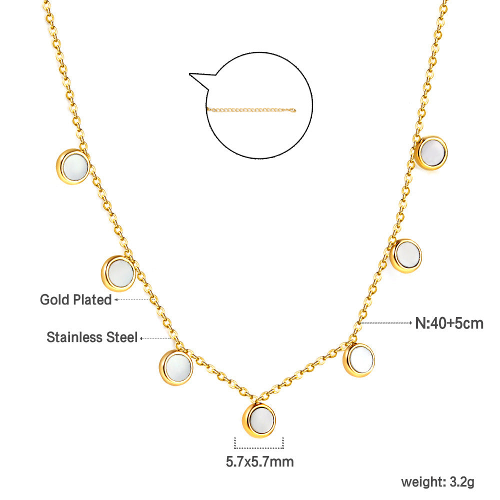 Damen elegante Halskette mit hochwertigem Perlenanhänger und feinem Kettendesign Shop Nory