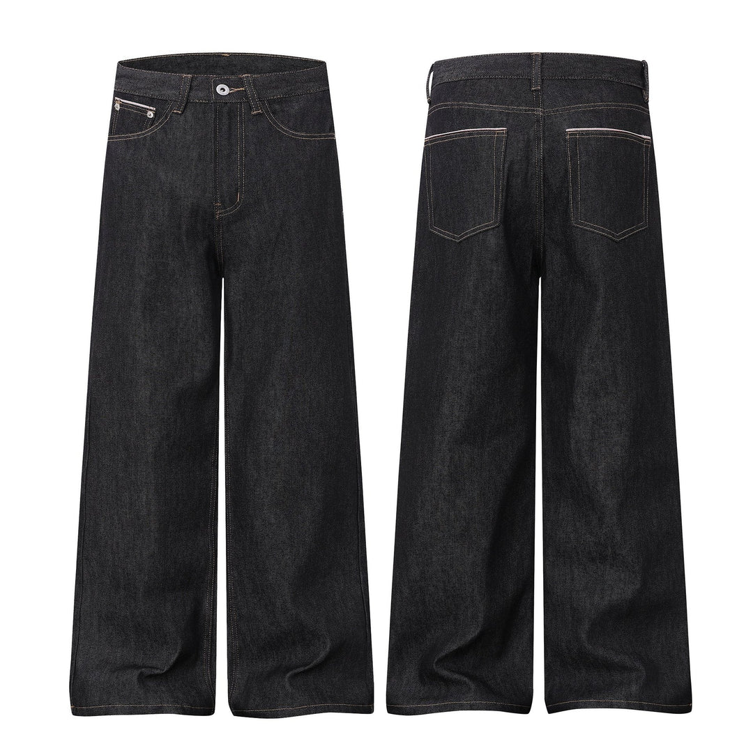 Damen Weite Cropped-Denim Culotte mit hoher Taille und klassischem Taschen-Detail Shop Nory