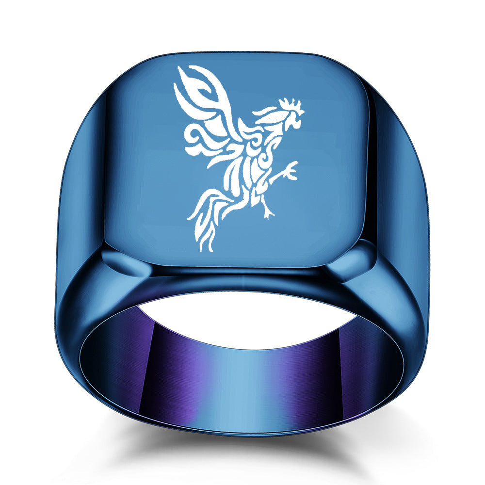 Herren Siegelring mit kunstvollem Drachen-Design Shop Nory
