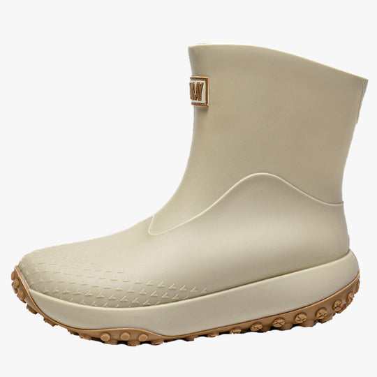 Unisex Wasserdichte Kurz-Gummistiefel mit rutschfester Noppenlaufsohle und wärmeisolierender Innensohle Shop Nory