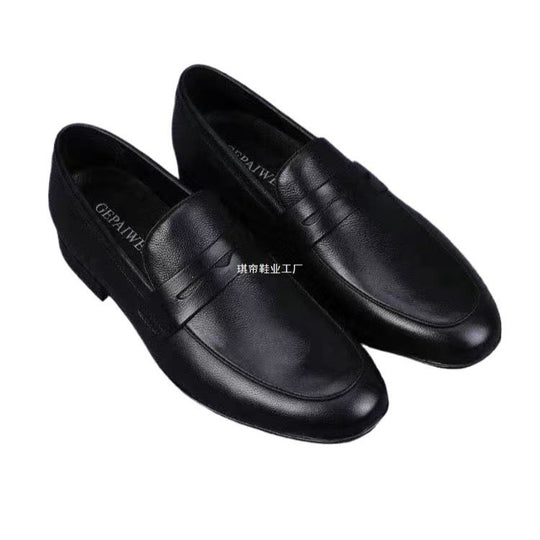 Herren Elegante Leder Mokassins Shop Nory