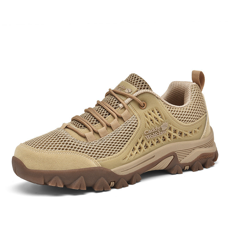 Herren Atmungsaktiver Trekking- und Wanderschuh mit profiliertem Stollensohlendesign Shopy Nory