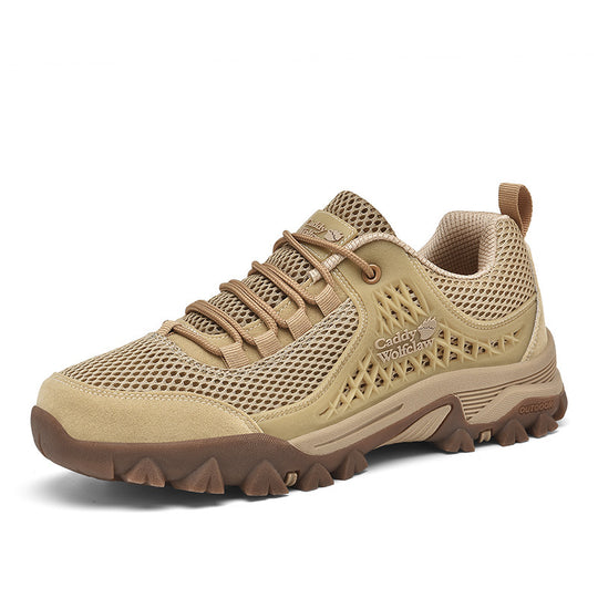 Herren Atmungsaktiver Trekking- und Wanderschuh mit profiliertem Stollensohlendesign Shopy Nory