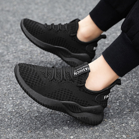 Unisex Atmungsaktiver Strick-Sneaker mit gedämpfter Laufsohle und Slip-On-Passform Shopy Nory
