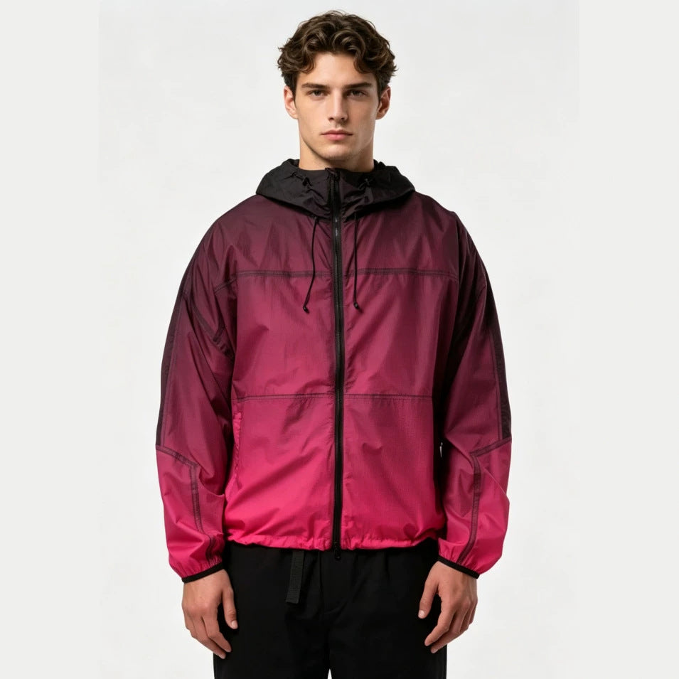 Herren Sportliche Windjacke