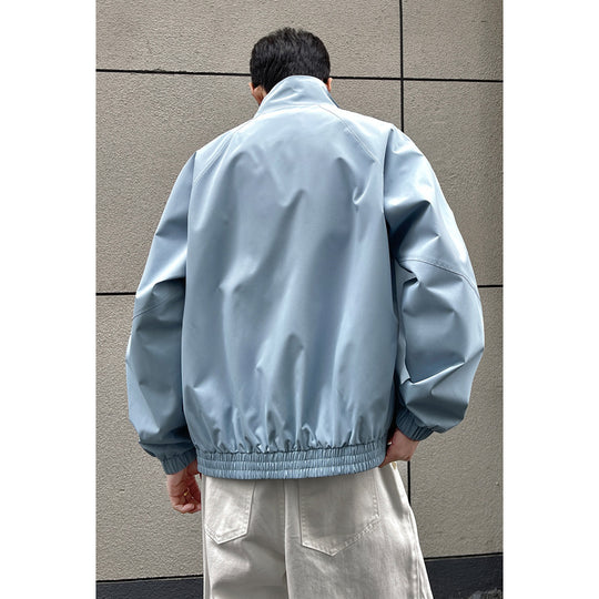 Herren Modische Übergangsjacke mit kontrastierendem Kragen Shop Nory
