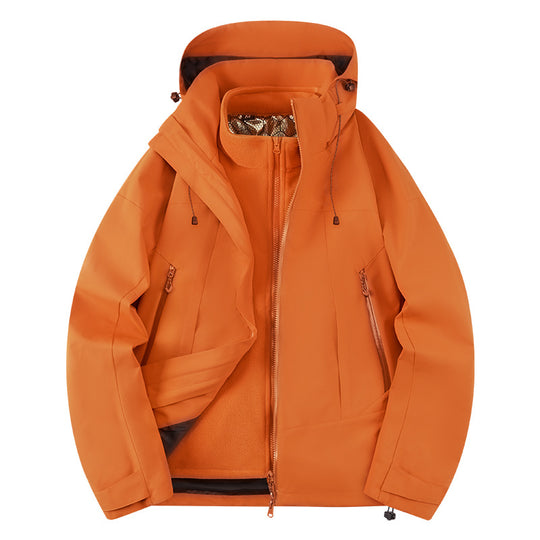 Herren zweilagige Softshell‑Outdoorjacke mit herausnehmbarem Fleece‑Innenlayer, wind‑ und wasserabweisend Shop Nory