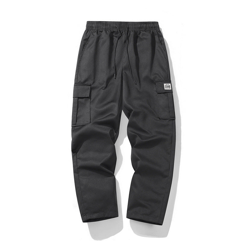 Herren Lässige Cargo-Jogginghose mit elastischem Tunnelzugbund, Mehrfachtaschen & tapered Bein Shop Nory