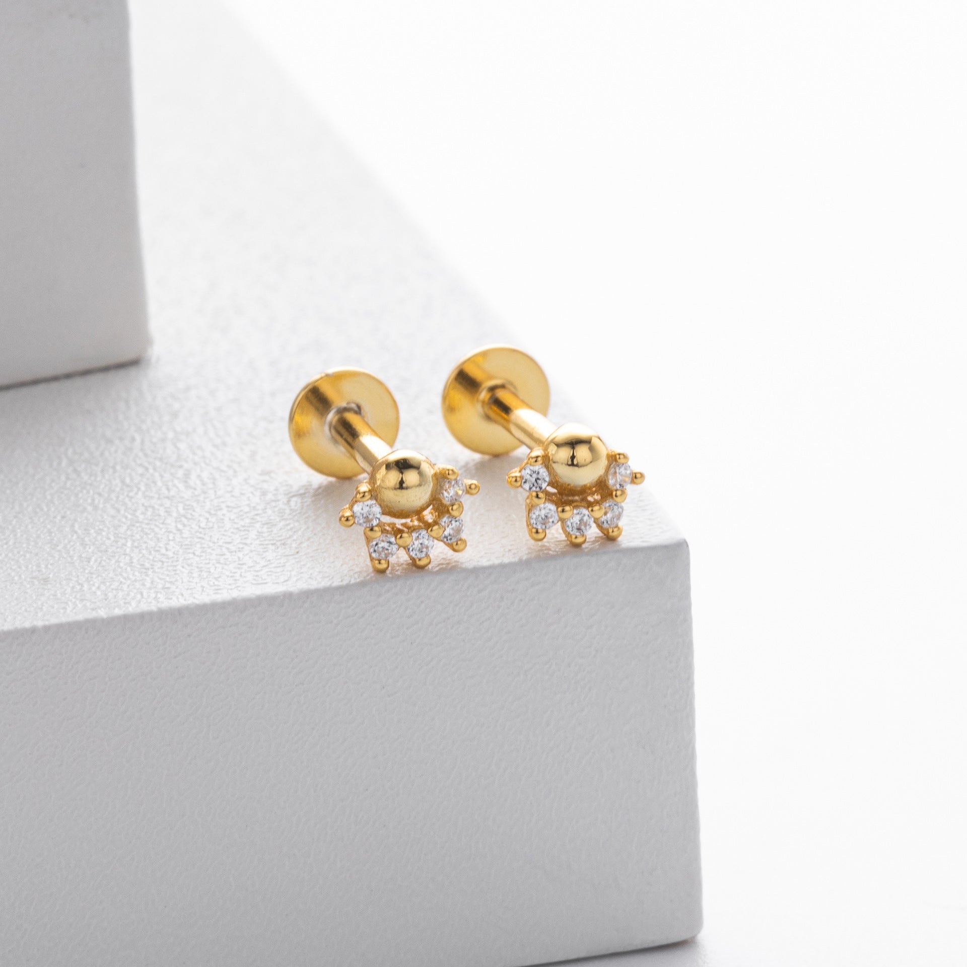 Damen Ohrstecker im kreativen Spinnen-Design aus hochwertigem 925 Sterling Silber Shop Nory