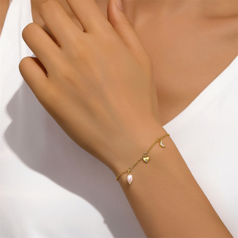 925 Sterling Silber Kabelkette Armbänder Einfacher Stil | Shop Nory