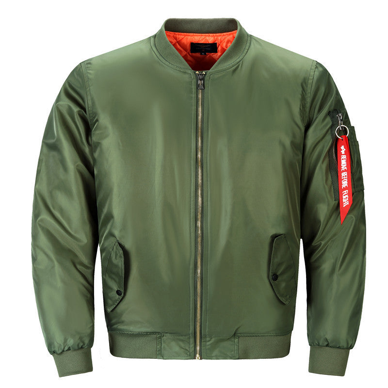 Herren Pilotenbomberjacke im Aviator-Look mit Nylonoberfläche und Utility-Ärmeltasche Shop Nory