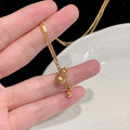 Damen Zierliches Gold Charm Halskette Shop Nory