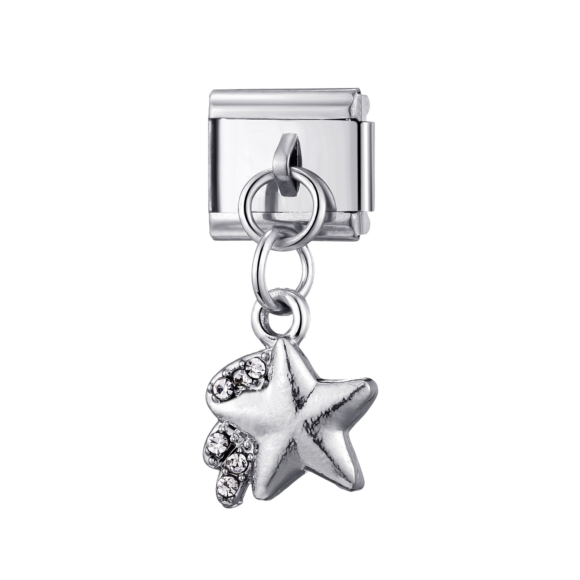 Funkelnder Stern-Charm-Anhänger Kompatibel mit Modul-Armband