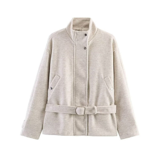 Damen Modische und wendbare Wolljacke