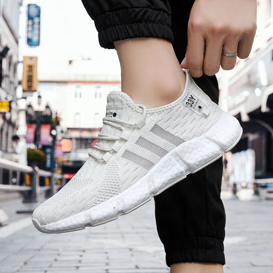 Herren Atmungsaktive Strick-Sneaker mit dämpfender Schaumsohle und Stretch-Fersenlasche Shopy Nory
