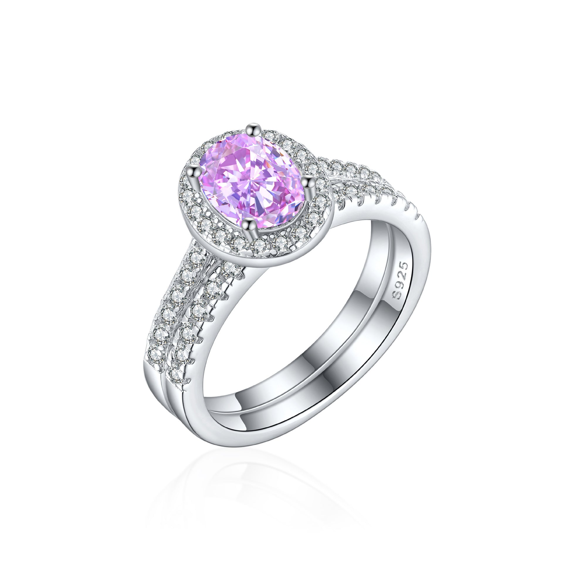Damen Verlobungsring mit kunstvollem floralen Design und funkelndem Zirkonia-Besatz Shop Nory