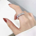 Damen Zarter und funkelnder Eternity-Ring mit Zirkonia Shop Nory