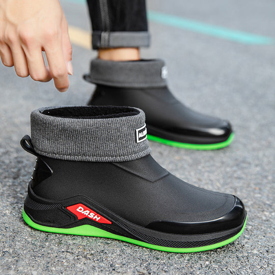 Herren wasserdichte gefütterte Kurzstiefelette mit rutschfester Profilsohle Shop Nory