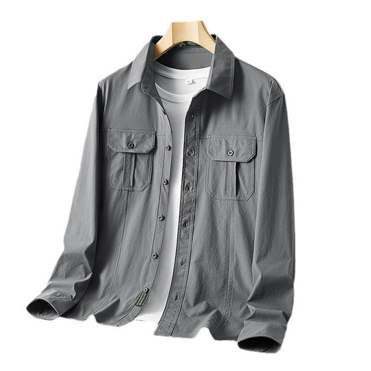 Herren Outdoor-Hemd mit Brustklappen, Ripstop-Gewebe und Regular-Fit Shop Nory