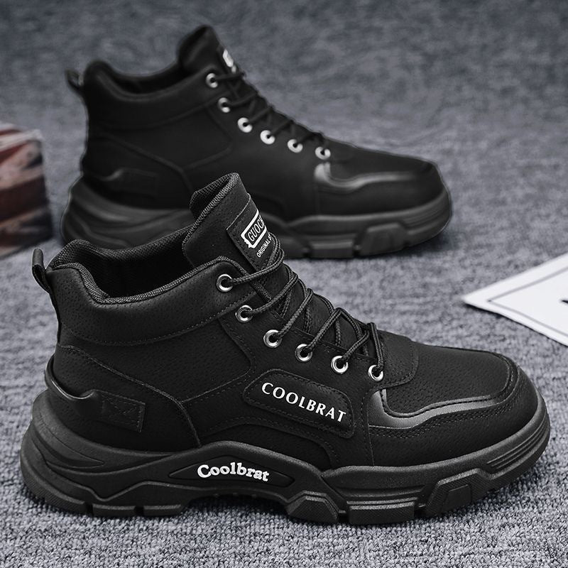 Damen robuste Schnürstiefel mit gepolsterter Innensohle