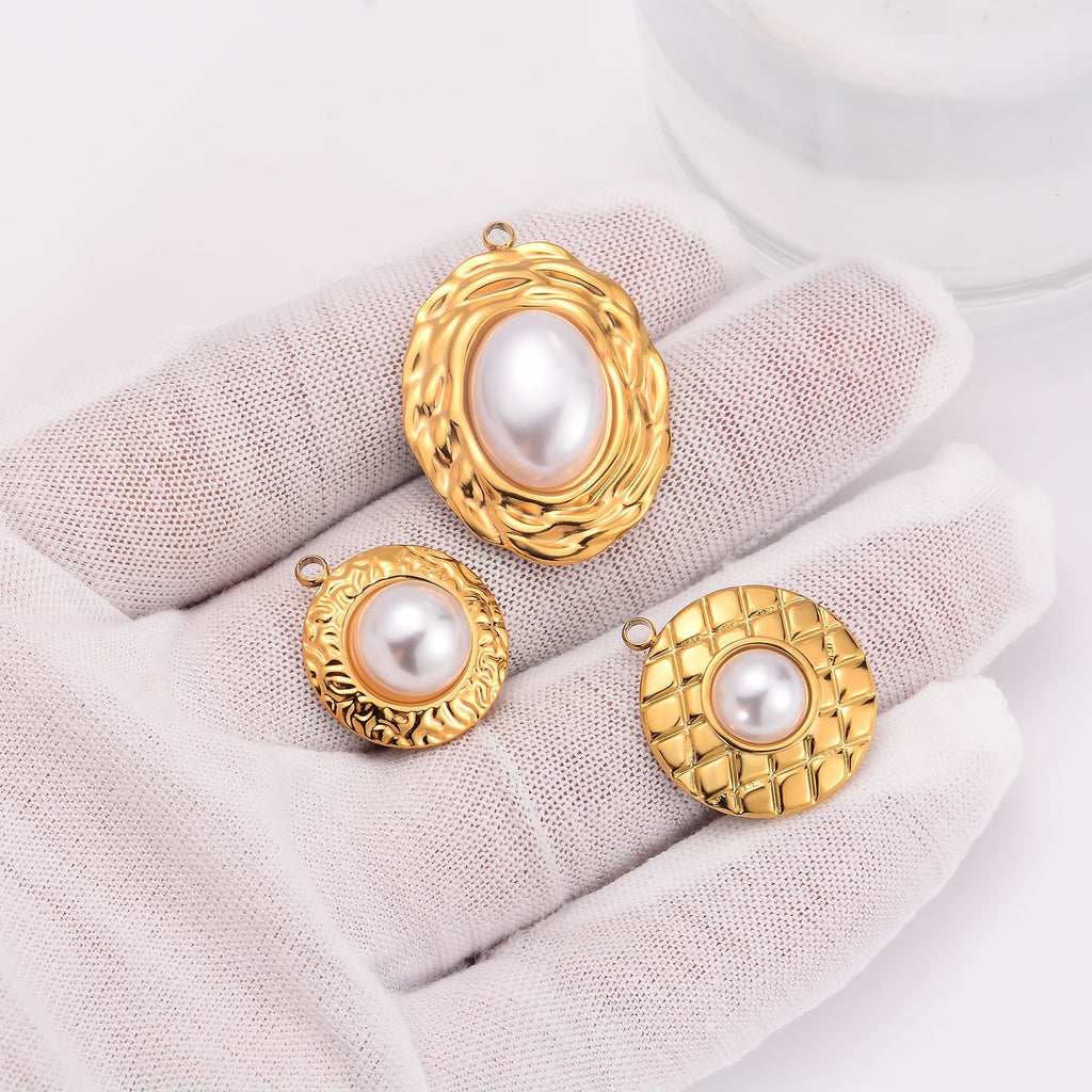 Damen Eleganter Schmuckanhänger mit perlennotwendiger Akzent Shop Nory