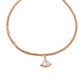 Damen elegante Halskette mit feinem Perlenschmuck Shop Nory