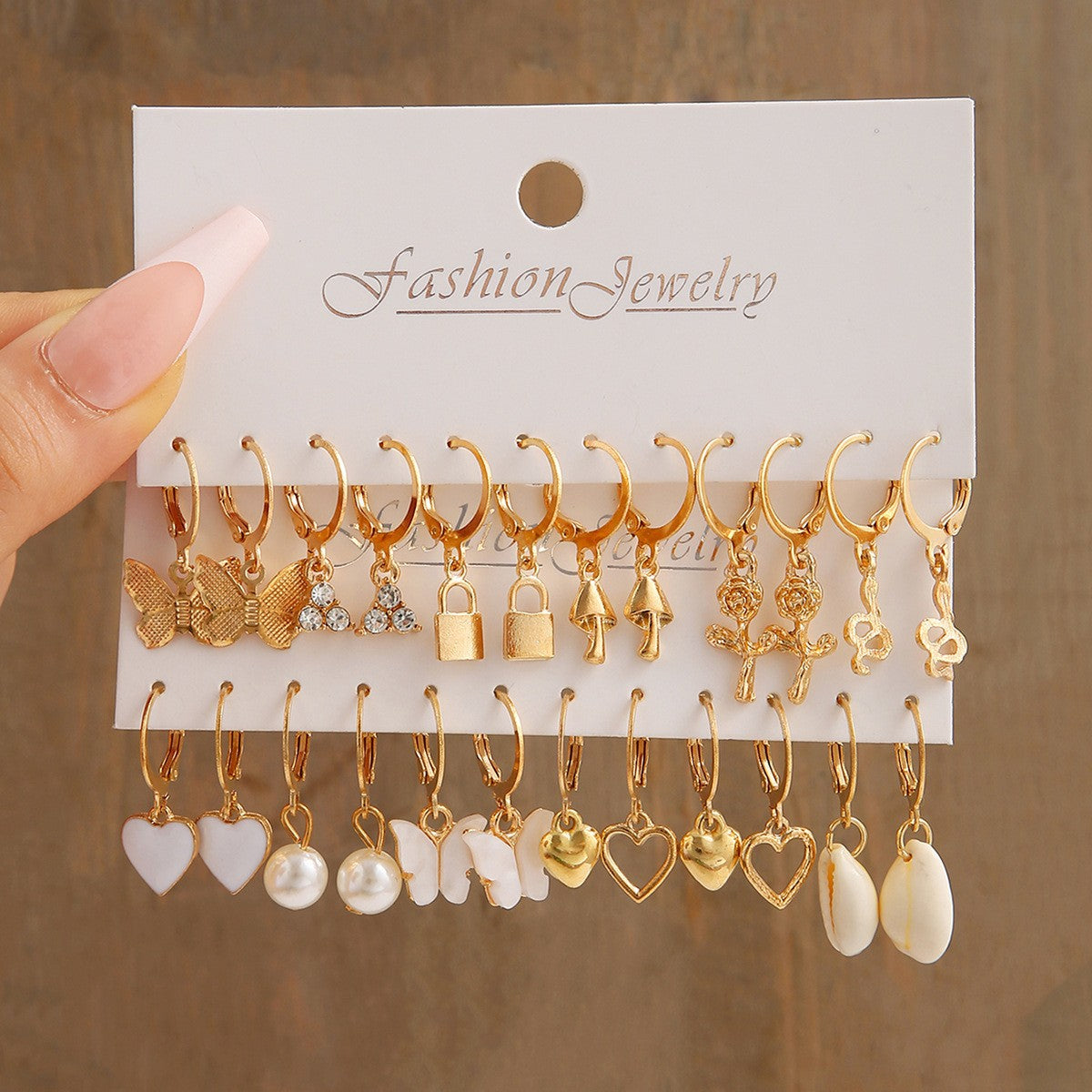 Damen Ohrringe-Set mit vielseitigen Anhängern und eleganten Designs Shop Nory