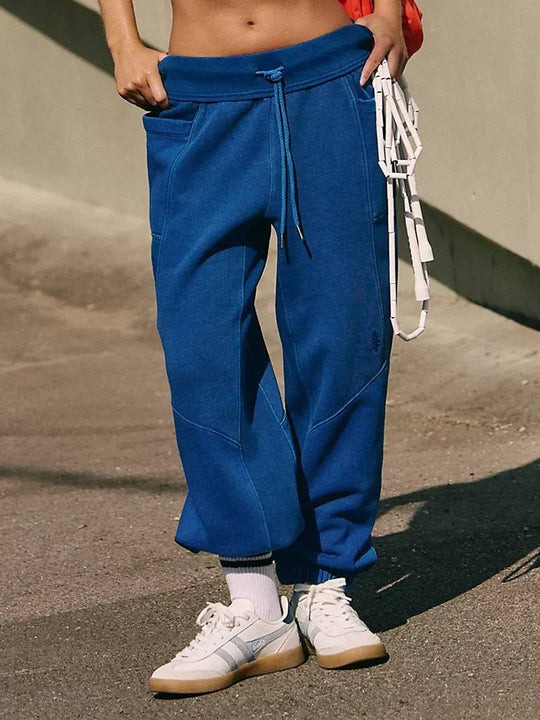 Damen Oversize‑Sweatpants im Baggy‑Cut mit hoher Bundpassform und Kordelzug Shop Nory