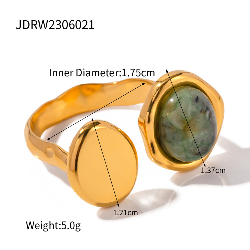 Damen Offenes Armreif mit elegantem Münzdesign Shop Nory